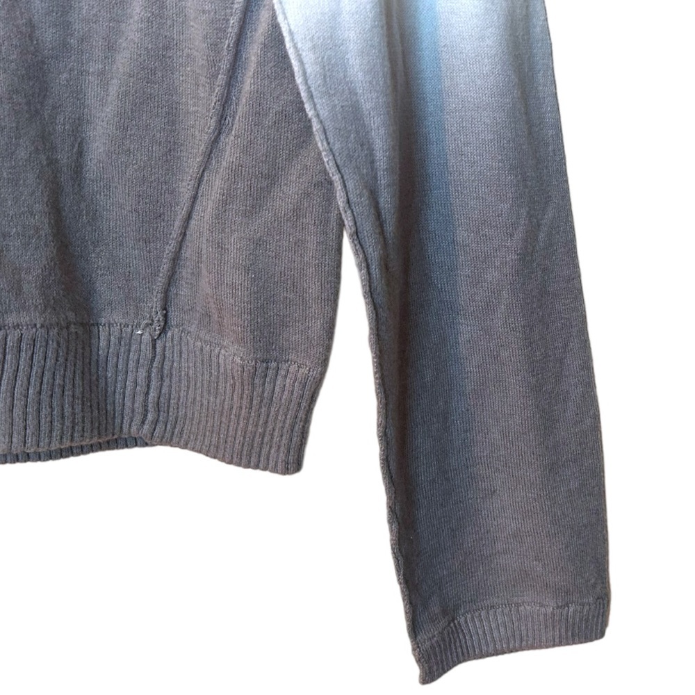 ATM Anthony Thomas Melillo Cotton Cashmere Ombré V-Neck Pullover - Picture 6 of 6